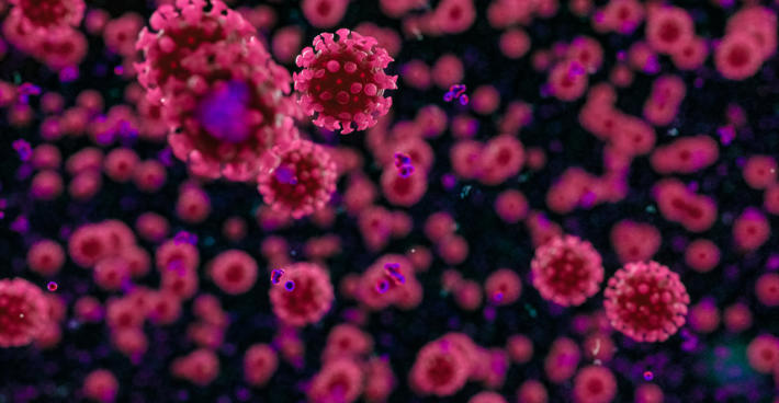 Depiction of molecular virus