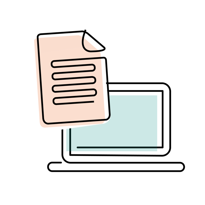 Online catalogue illustration