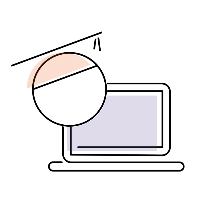 Online learning illustration